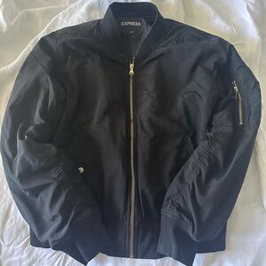 EXPRESS BLACK BOMBER JACKET